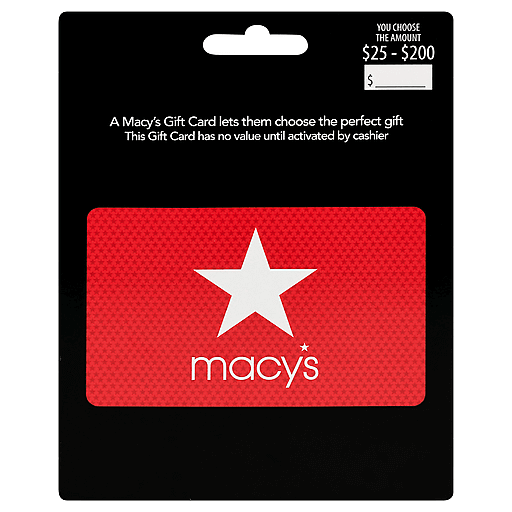 Macy's 25-$200 Visa Gift Card 1