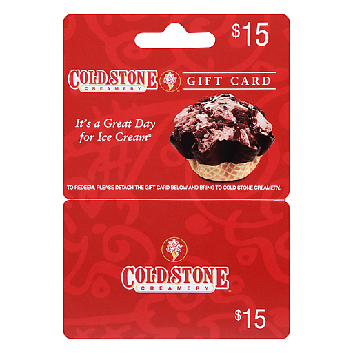 Cold Stone Creamery Coldstone $15 Gift Card