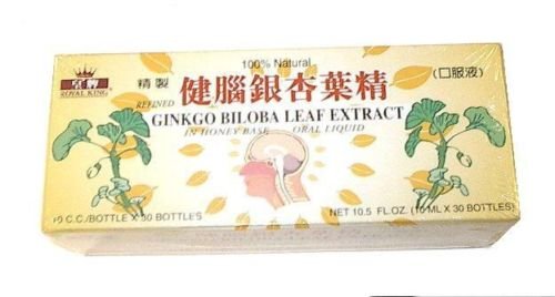 Royal King Ginseng Ginkgo BILOBA Extract 2 Boxes X (30 Bottles In Each Box) (2)