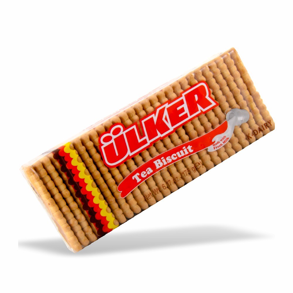 Ulker Tea Biscuits Turkish 175 Gram Package