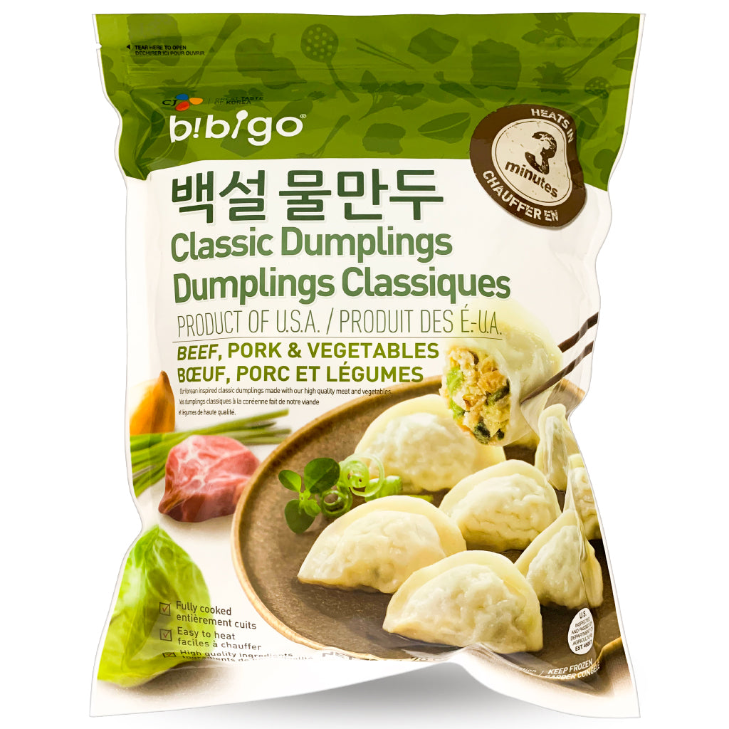 Bibigo CJ Classic Dumplings, Meat And Vegetable