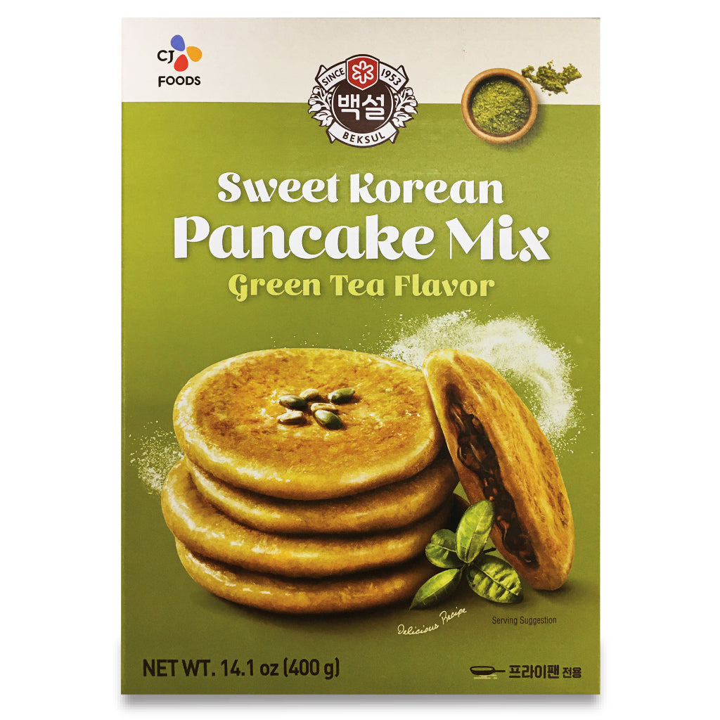 Beksul Sweet Korean Pancake Mix Green Tea Flavour 400g