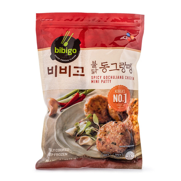 CJ Bibigo] Spicy Chicken Mini Tofu Patty / 비비고 불닭 동그랑땡 (453.6g)
