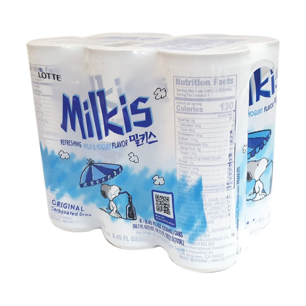 Lotte Carbonated Drink, Original, Milkis