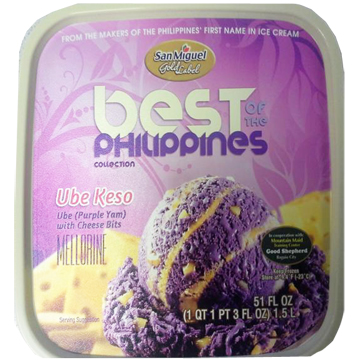 San Miguel Ube Keso Ice Cream