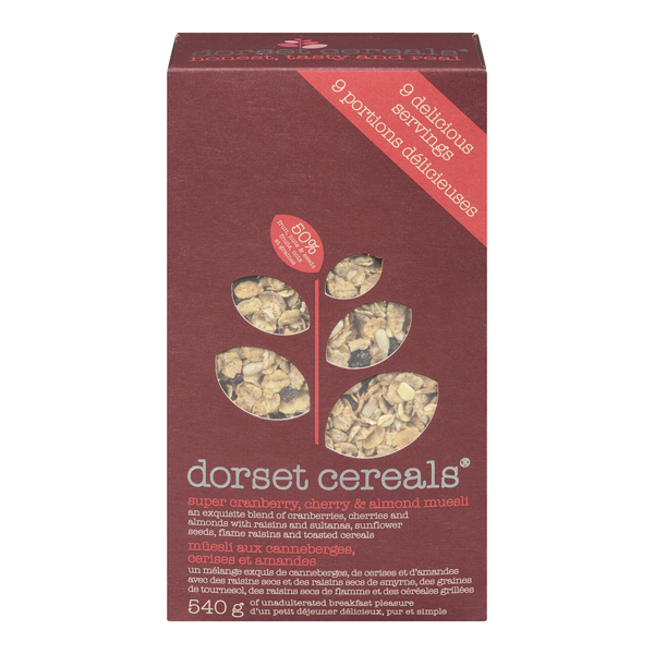 Dorset Cereals Super Cranberry, Cherry & Almond Muesli 540g