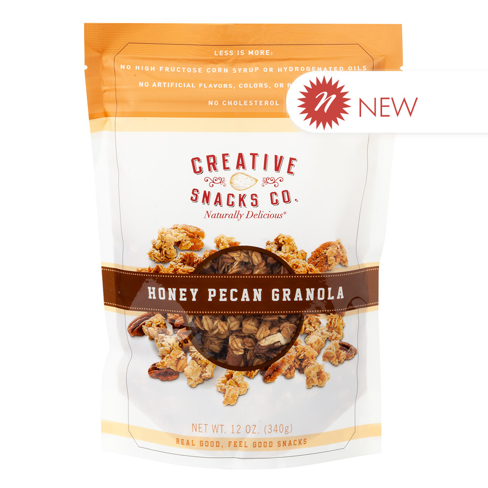 Creative Snacks Granola Clusters, Honey Pecan 12 Oz