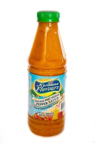 Karibbean Flavours Vintage West Indian Pepper Sauce 26 Fl. Oz/750ml