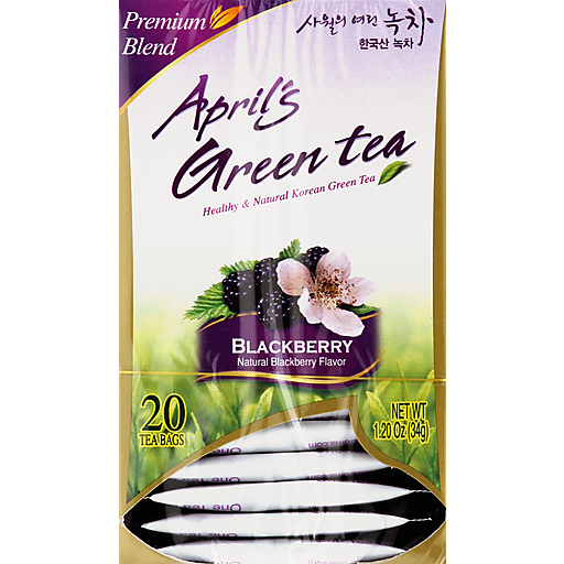 Aprils Green Tea Blackberry, Bags