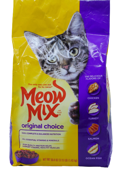 Meow Mix Cat Chow Original Choice 50.4oz
