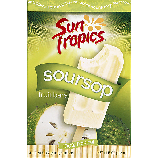 Sun Tropics Suntps Soursop Fruit Bar Fzn 4p