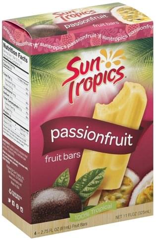 Sun Tropics Fruit Bars, Passionfruit