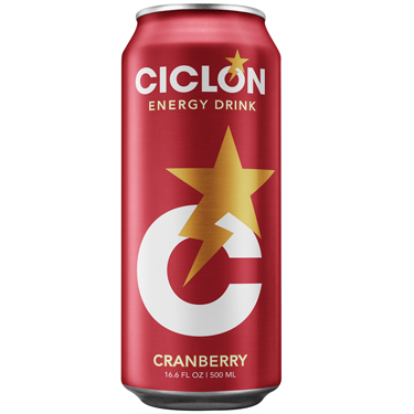 Ciclon Energy Drink, Cranberry 16.6 Oz