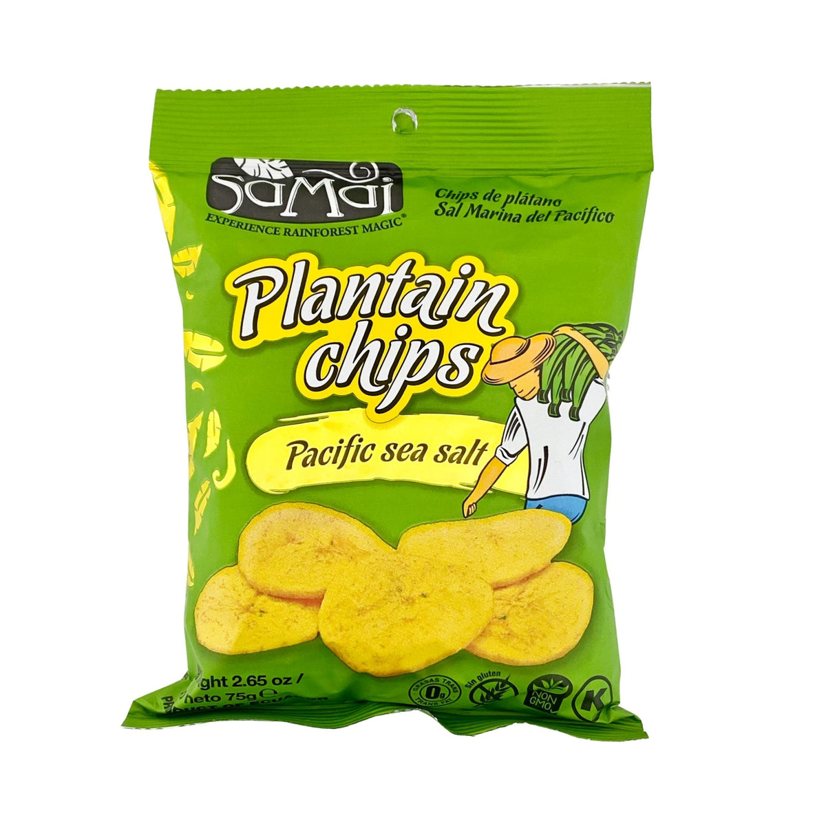 SaMai Chips, Plantain, Pacific Sea Salt