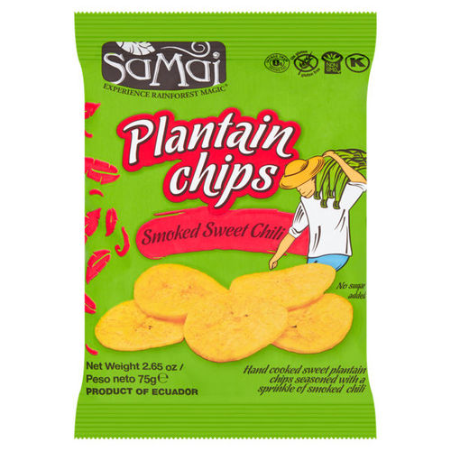 Samai Plantain Chips Smoked Sweet Chili 75g