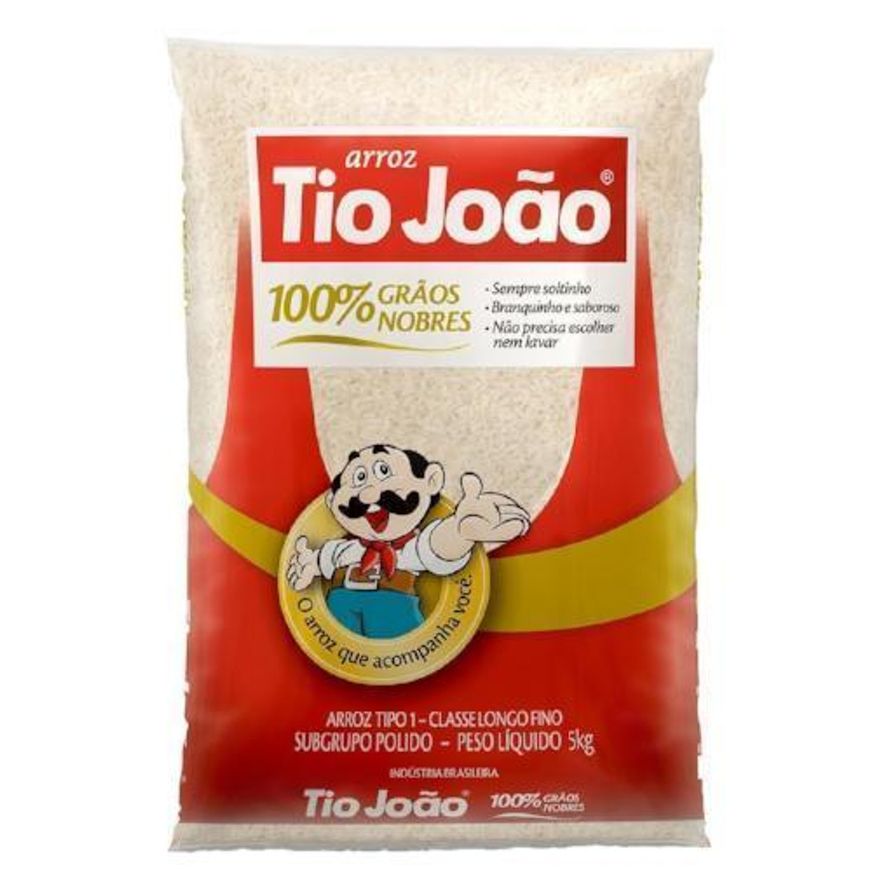 Tio Joao Long Grain White Rice 10 Lbs