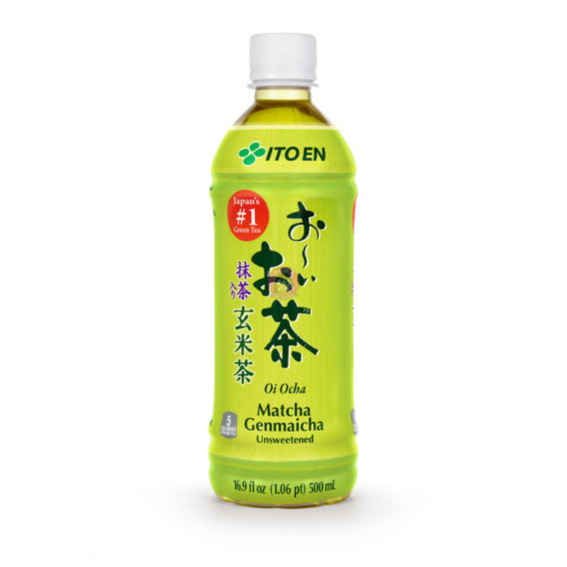Ito En Oi Ocha Green Tea, Unsweetened With Roasted Rice