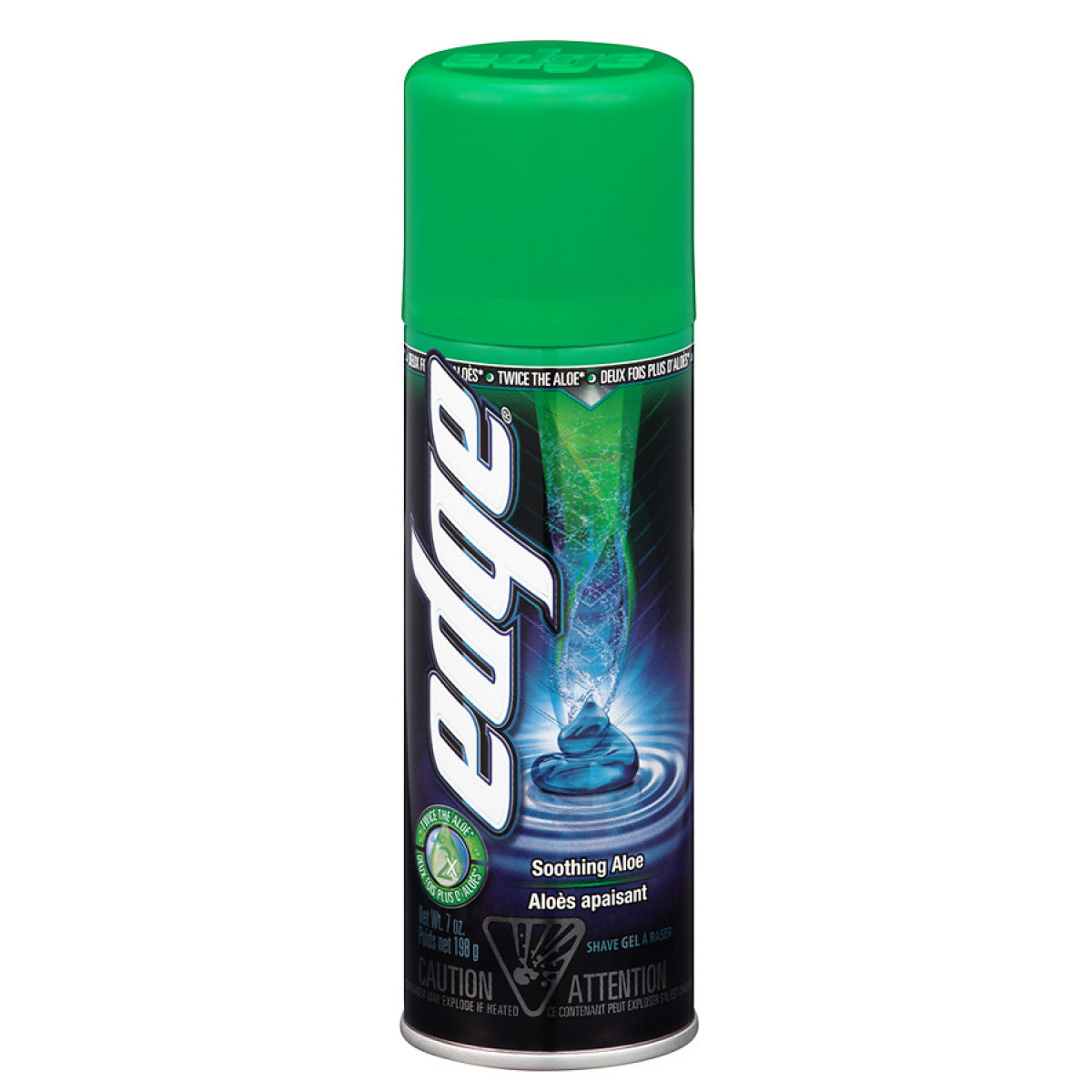 Edge Soothing Aloe Shave Gel For Men, 7 Ounce