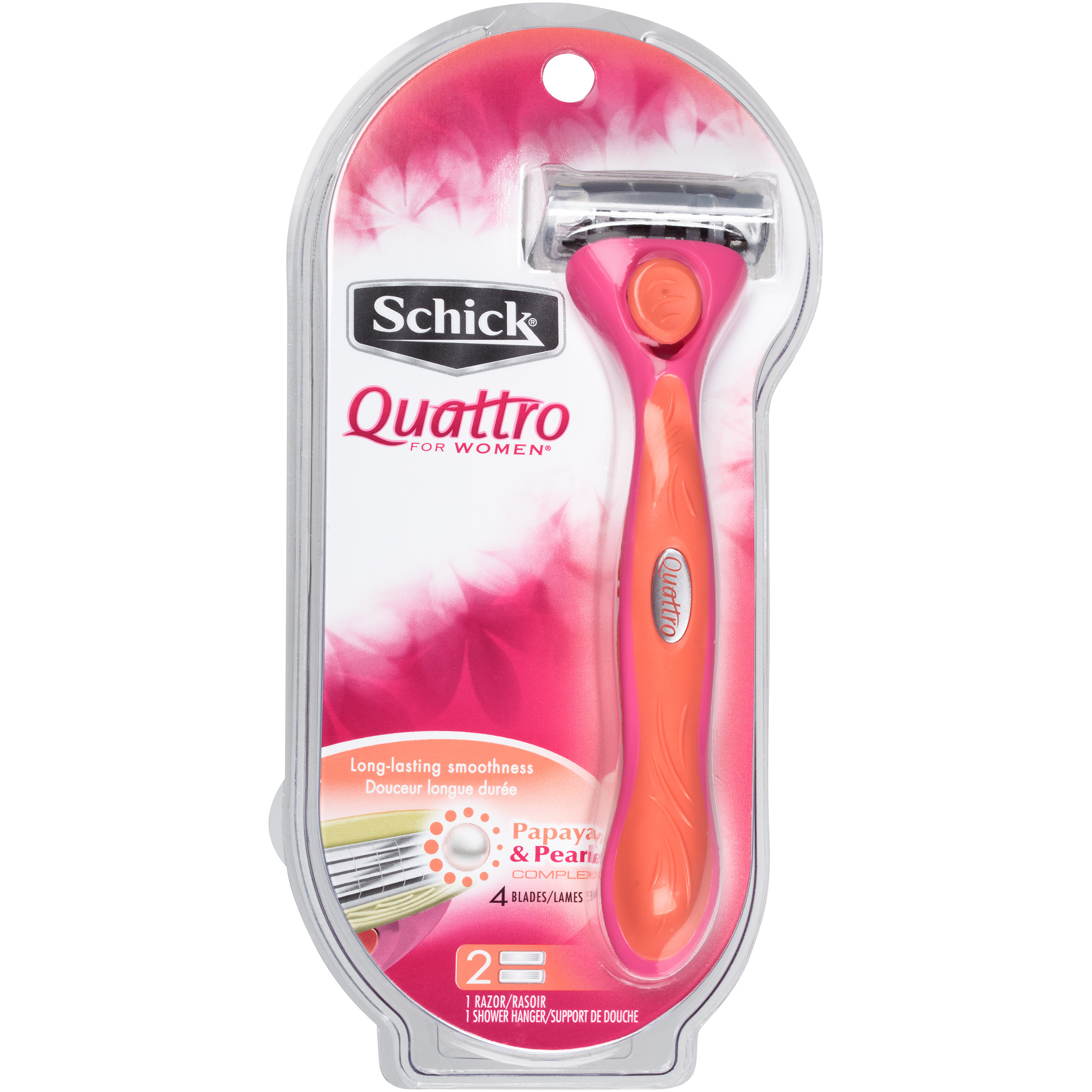 Schick Quattro For Women Razor, 4 Blades