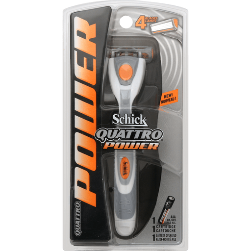 Schick Quattro Power Razor & Cartridges
