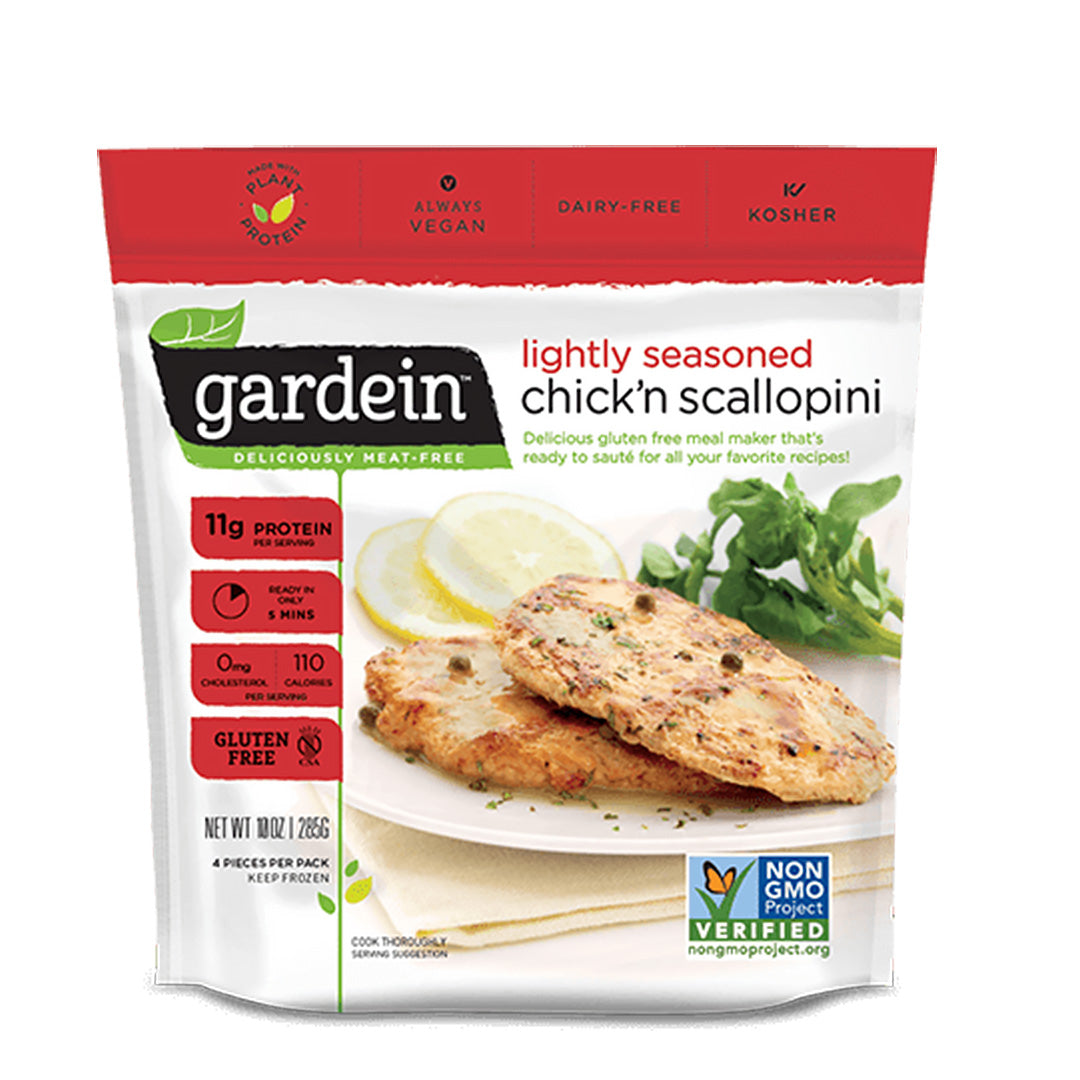 Gardein Lightly Seasoned Chick'n Scallopini 10 Oz