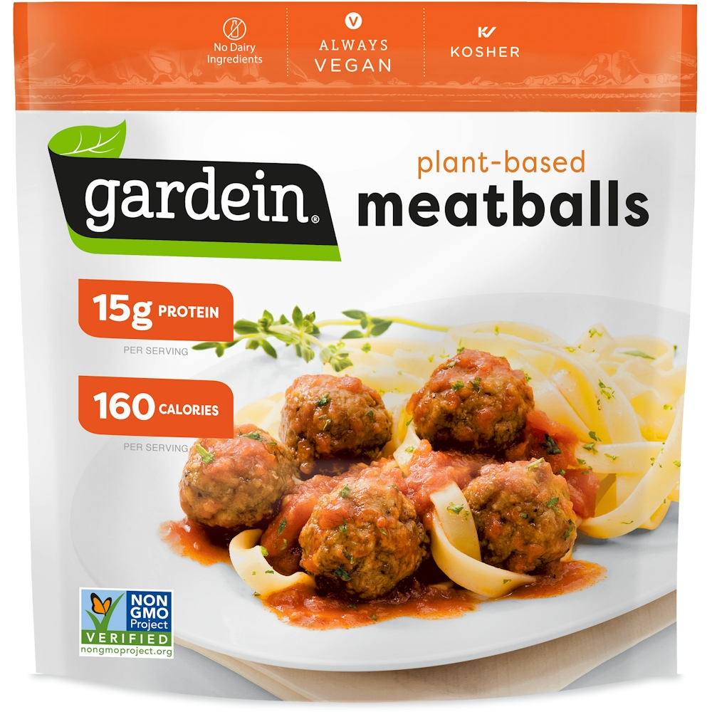 Gardein Classic Plant-Based Meatless Meatballs, Vegan, Frozen, 1