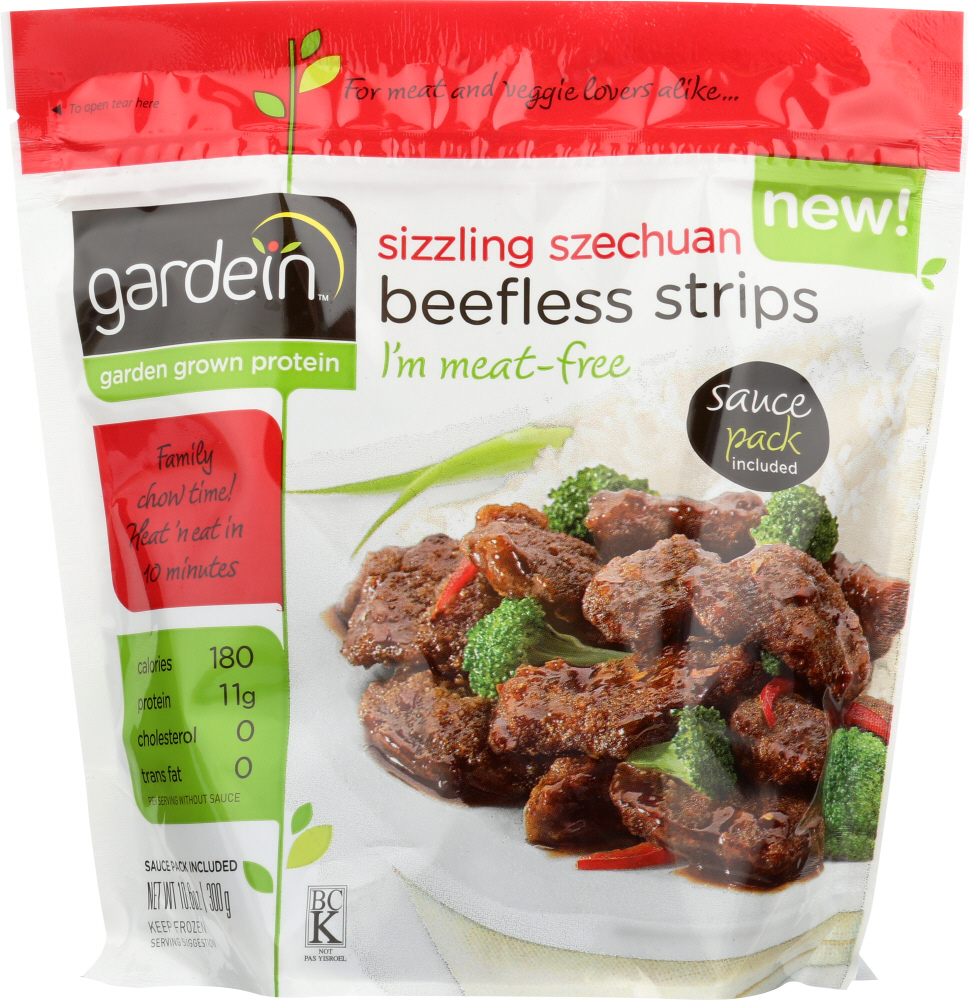 Gardein Sizzling Szechuan Beefless Strips - 10.6oz