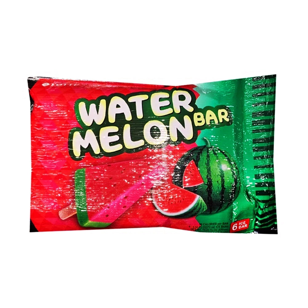 Ca_woosung America / G LOCAL ONLY] Lotte Watermelon Bar Ice Cream Multi 6 Ct 롯데 죠스바 멀티 75m