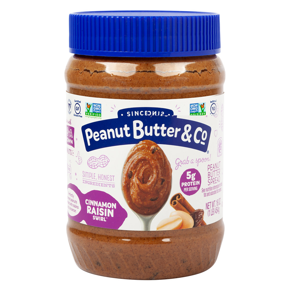 Peanut Butter & Co Cinnamon Raisin Swirl Spread 16 Oz. Jar