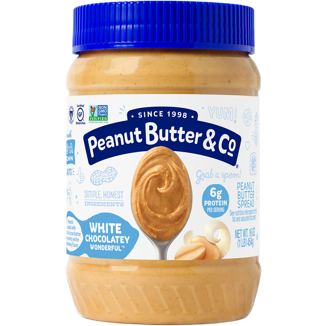 Peanut Butter & Co. White Chocolate Wonderful Flavored Spread