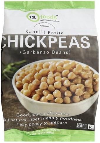13 Foods Kabuli! Petite Chickpeas - 16 Oz