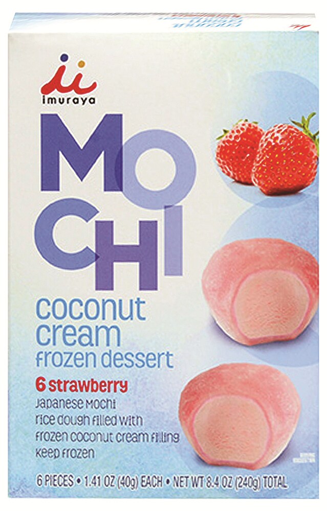 IMURAYA Loading Mochi Strawberry Coconut Cream Frozen Dessert