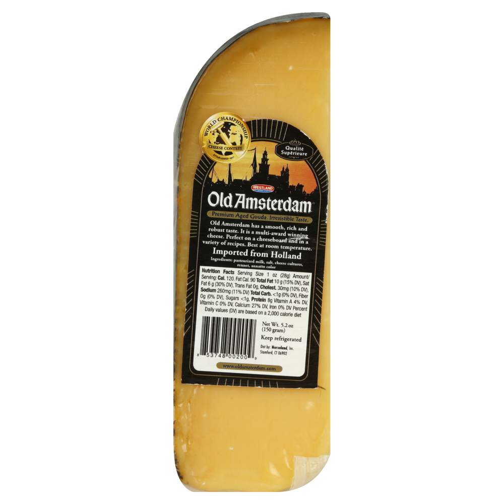 Westland Old Amsterdam Premium Aged Gouda Cheese - 5.2 Oz