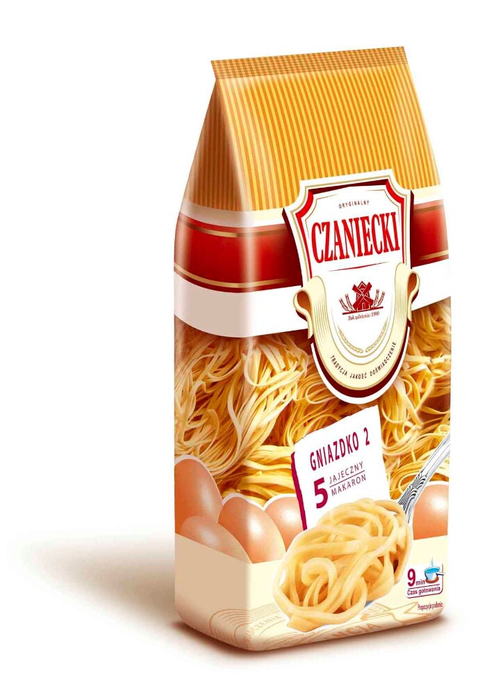 Czaniecki Egg Noodle, Oryginal, Nest 2