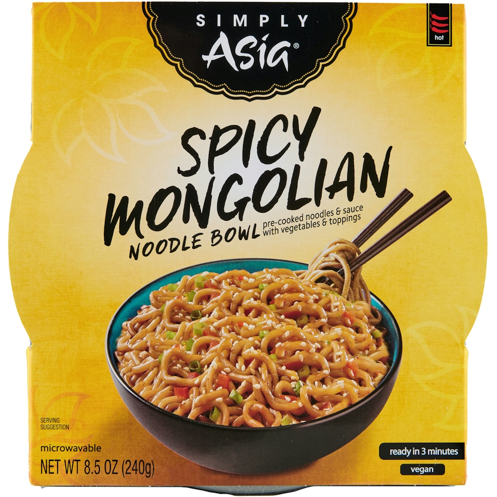 Simply Asia Vegan Spicy Mongolian Noodle Bowl - 8.5oz
