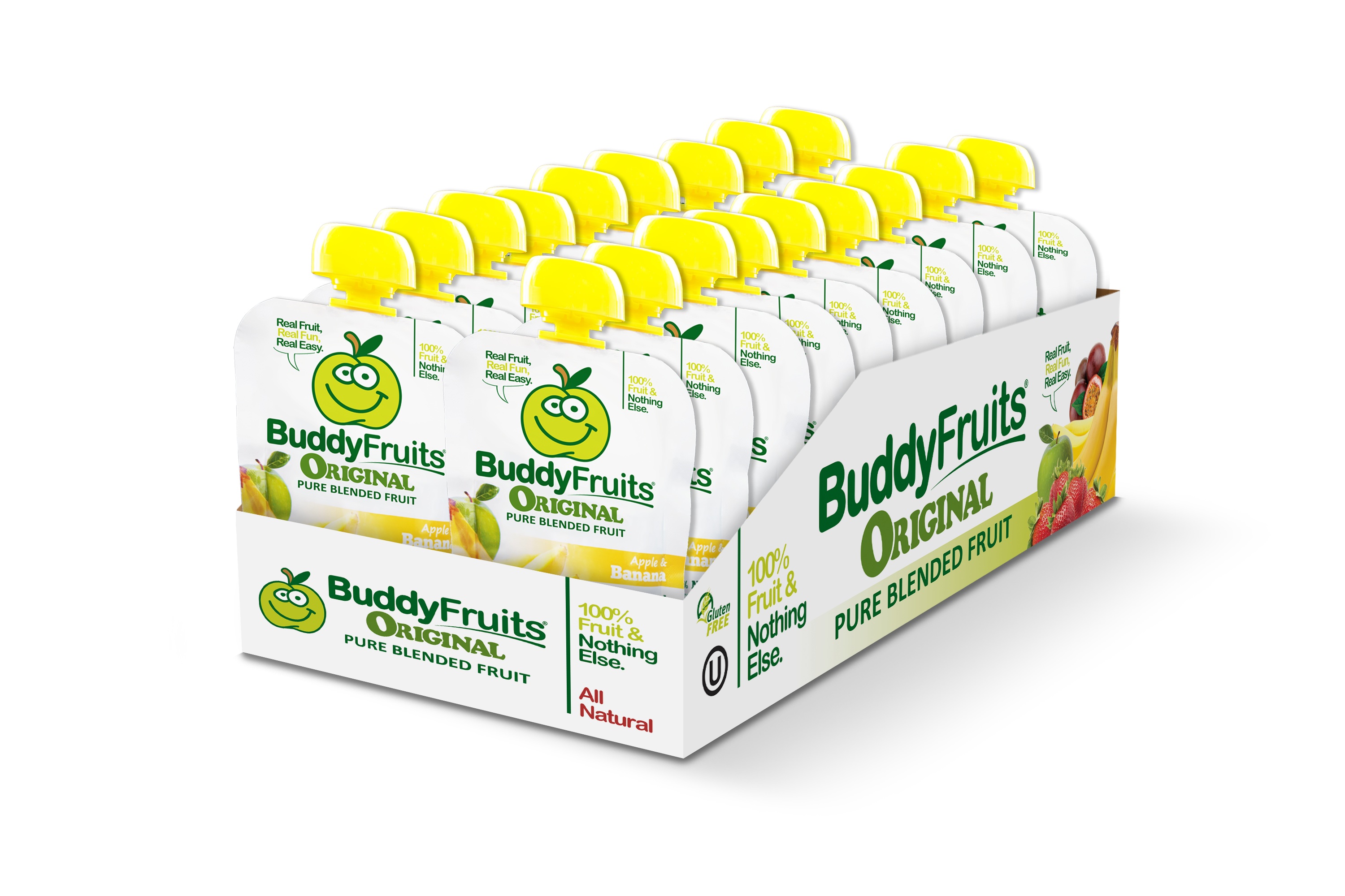 Buddy Fruits Original Pure Blended Fruit Apple & Banana