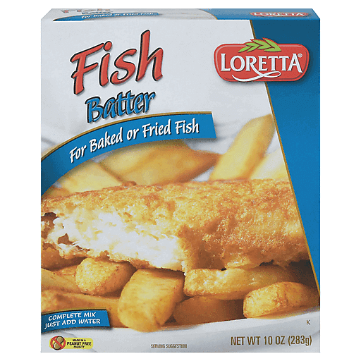 Loretta Batter Mix, Fish 10 Oz