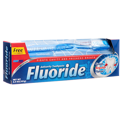 Pure-Aid Fluoride Anticavity Toothpaste-Regular Flavor