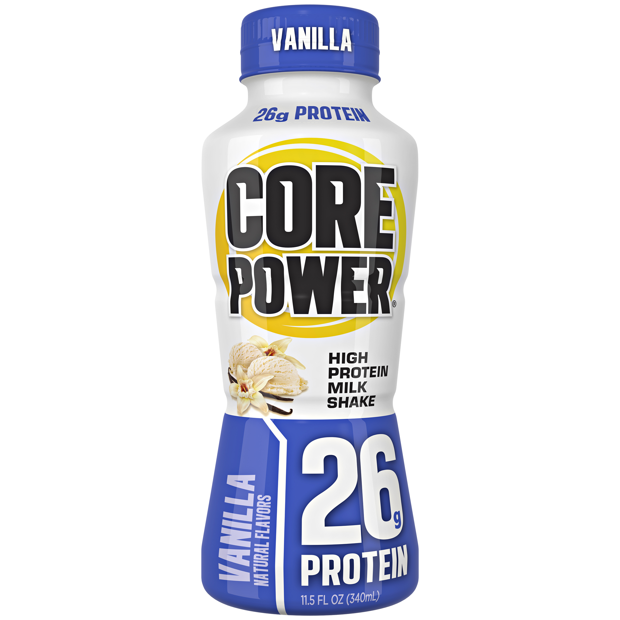 Core Power Milk Shake, High Protein, Vanilla 11.5 Oz