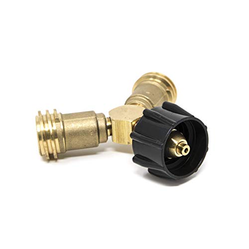 Gasone Propane Y-Splitter Tank Hose Adapter Regulator Tee Valve Connector Grill