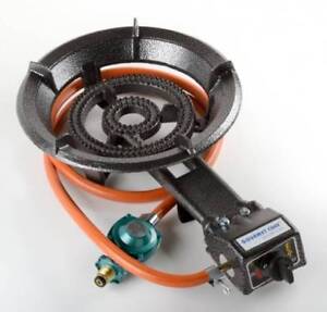 Portable Propane Gas Burner Stove Jumbo Super Supergas Camp Camping Tailgating