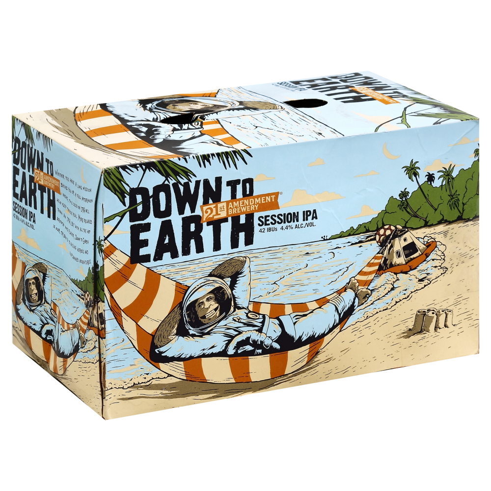 21st Amendment Brewery Session IPA, Down To Earth Beer