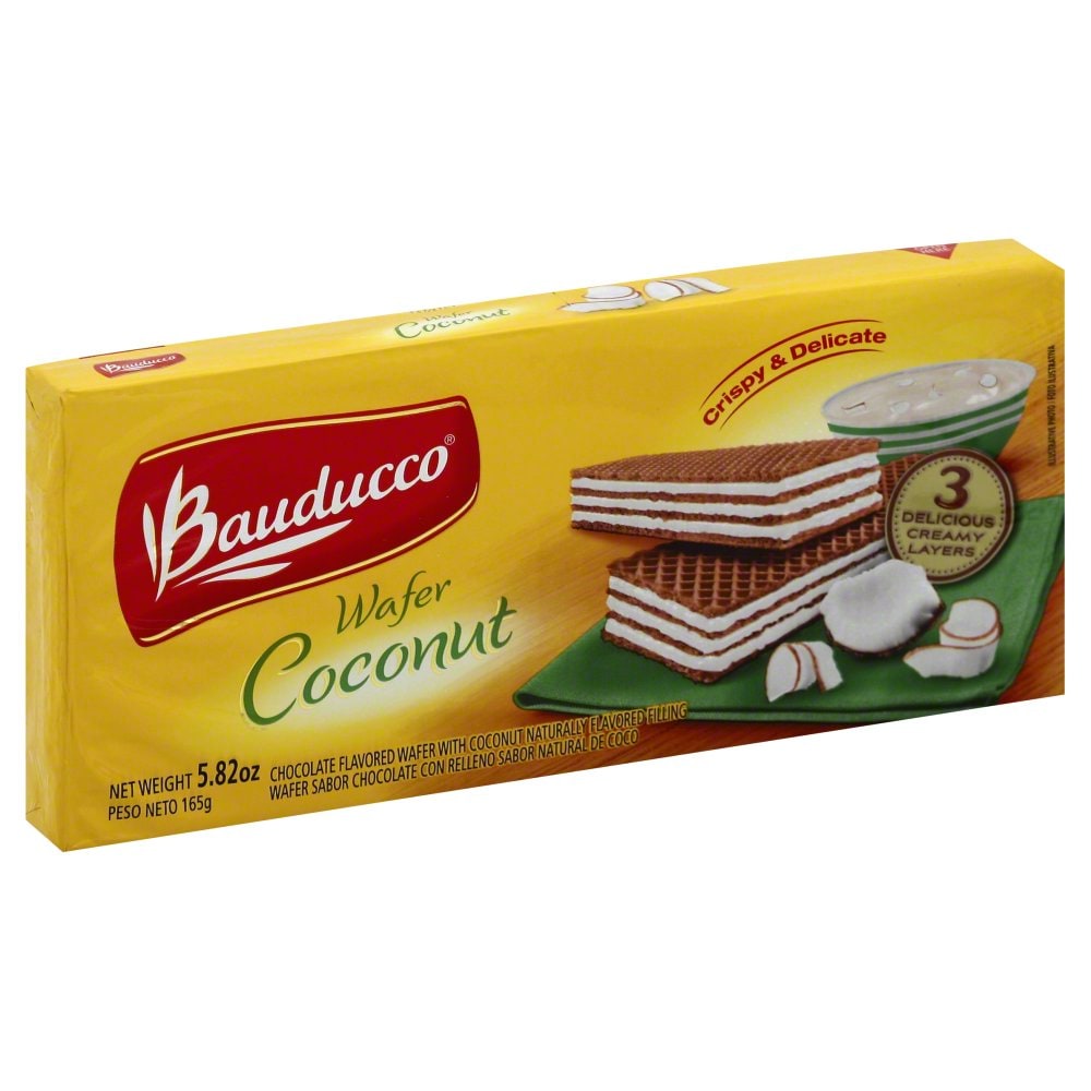 Bauducco Wafer, Coconut 5.82 Oz