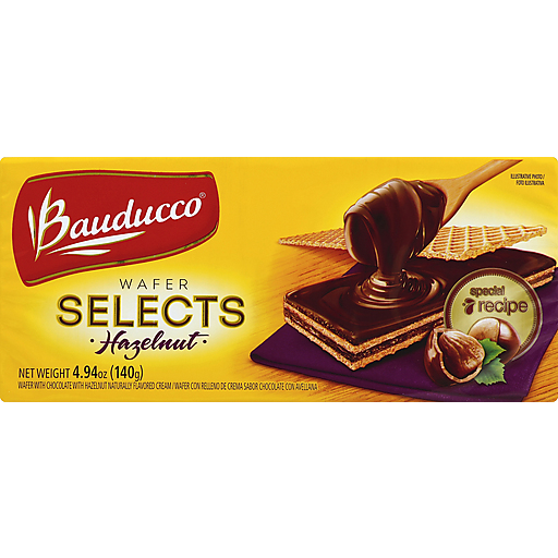 Bauducco Hazelnut Chocolate Wafer 4.94 Oz