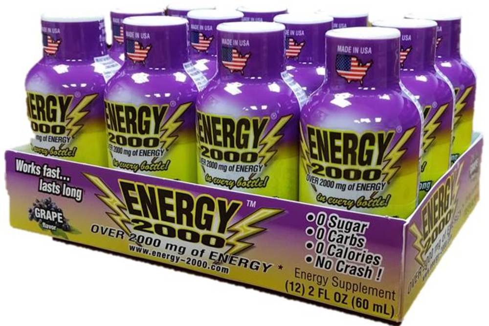 Global Grape Energy 2000 Drink Shot