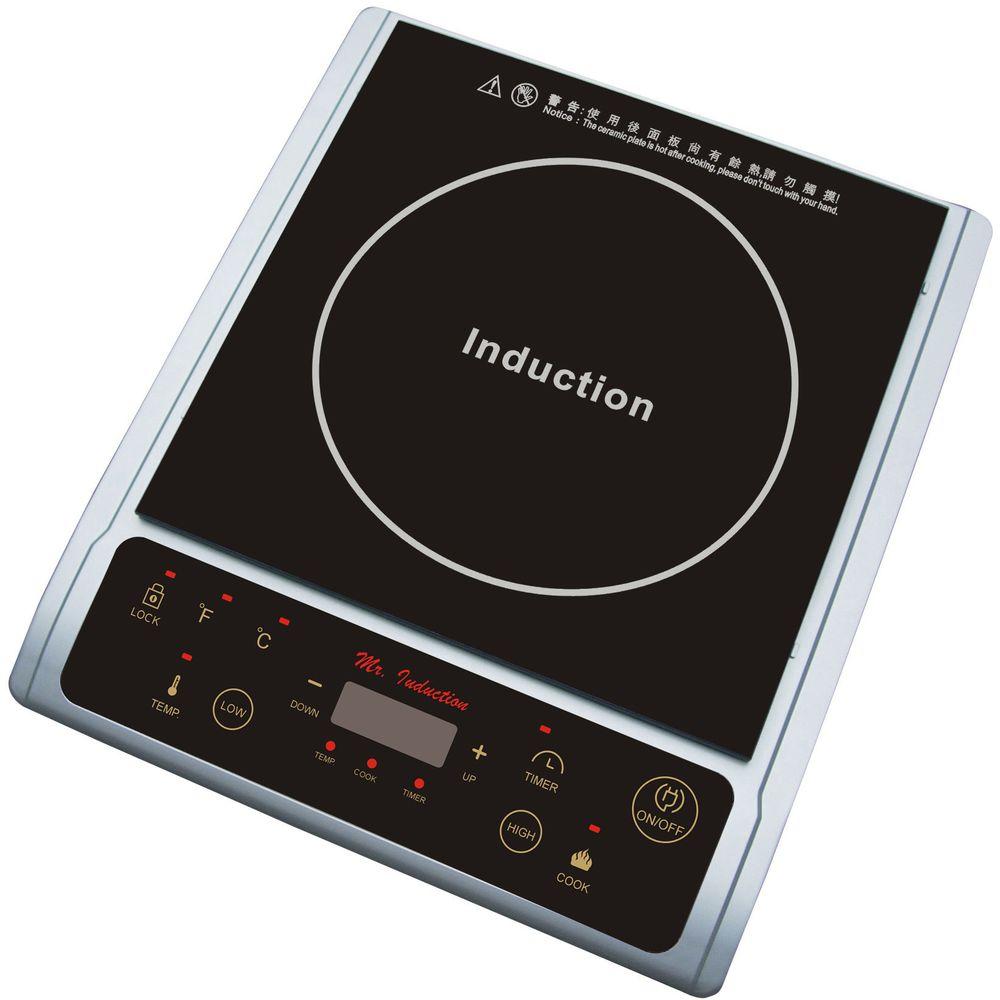 SPT Sunpentown 1,300W Induction Cooktop, Silver