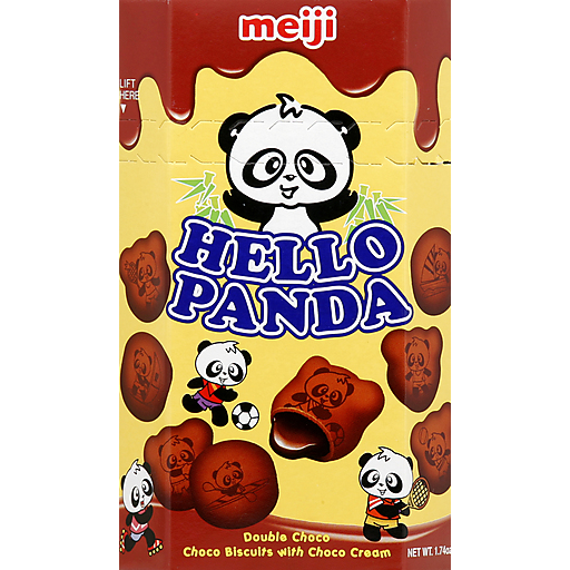 Hello Panda Choco Biscuits With Choco Cream, Double Choco