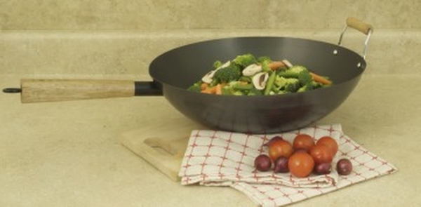 Cook Pro 14" Heavy Duty Carbon Steel Wok