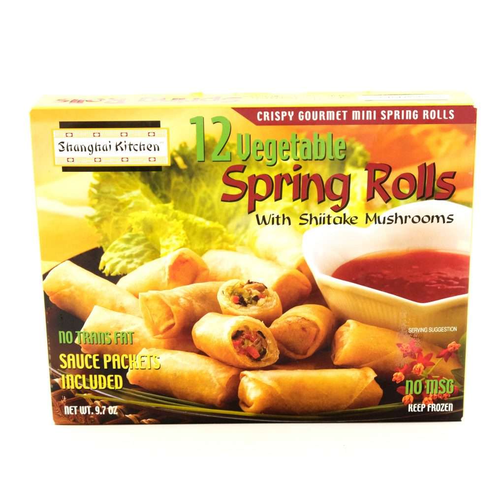 Shanghai Kitchen Spring Rolls Vegetable