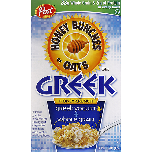Honey Bunches Post Of Oats Greek Crunch 15.5 Oz. Box